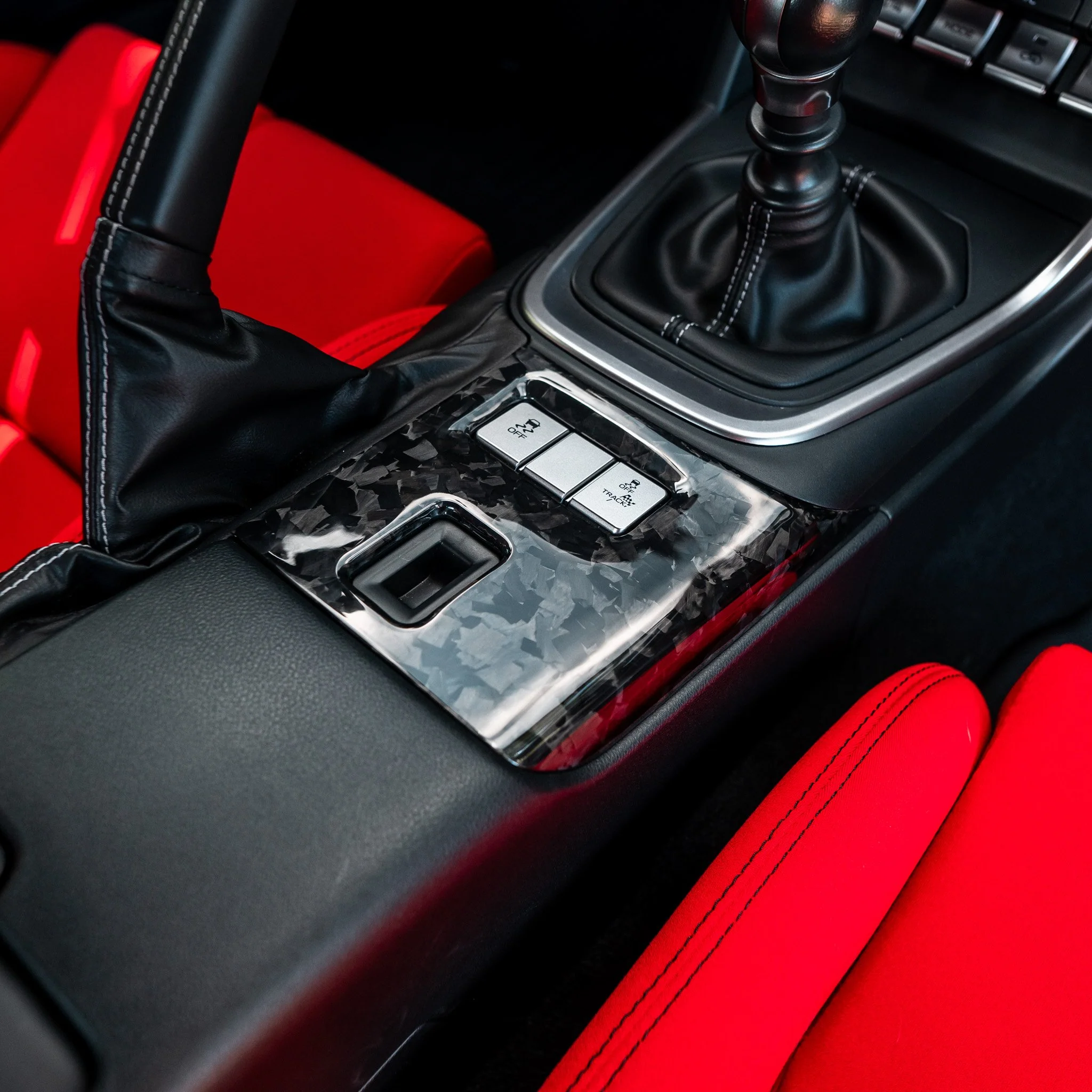 Driven.Media Carbon Fiber Center Console Cover - 2022+ Toyota GR86 / Subaru BRZ - Image 10