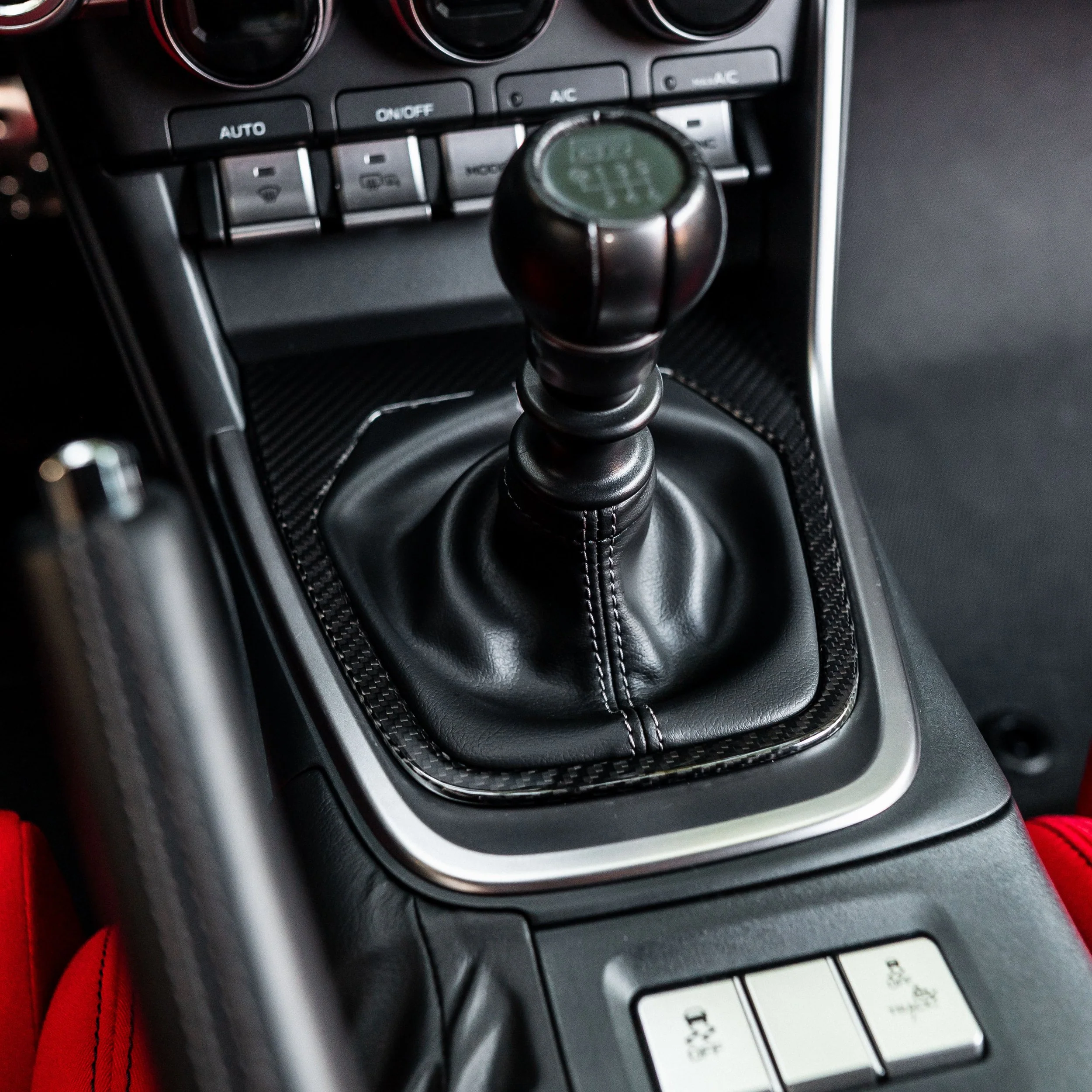 Driven.Media Carbon Fiber Manual Shifter Trim Cover - 2022+ Toyota GR86 / Subaru BRZ - Image 3
