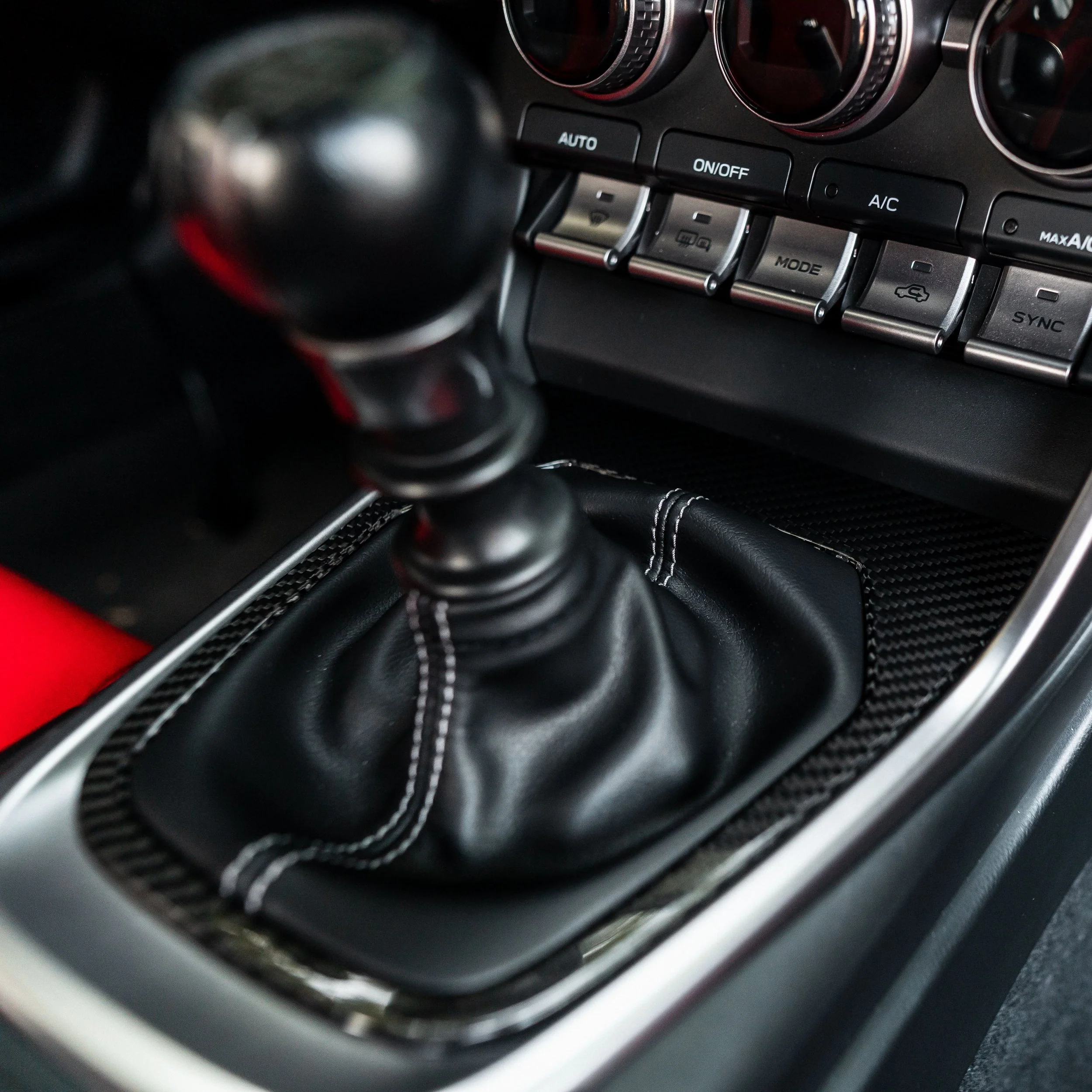 Driven.Media Carbon Fiber Manual Shifter Trim Cover - 2022+ Toyota GR86 / Subaru BRZ - Image 5