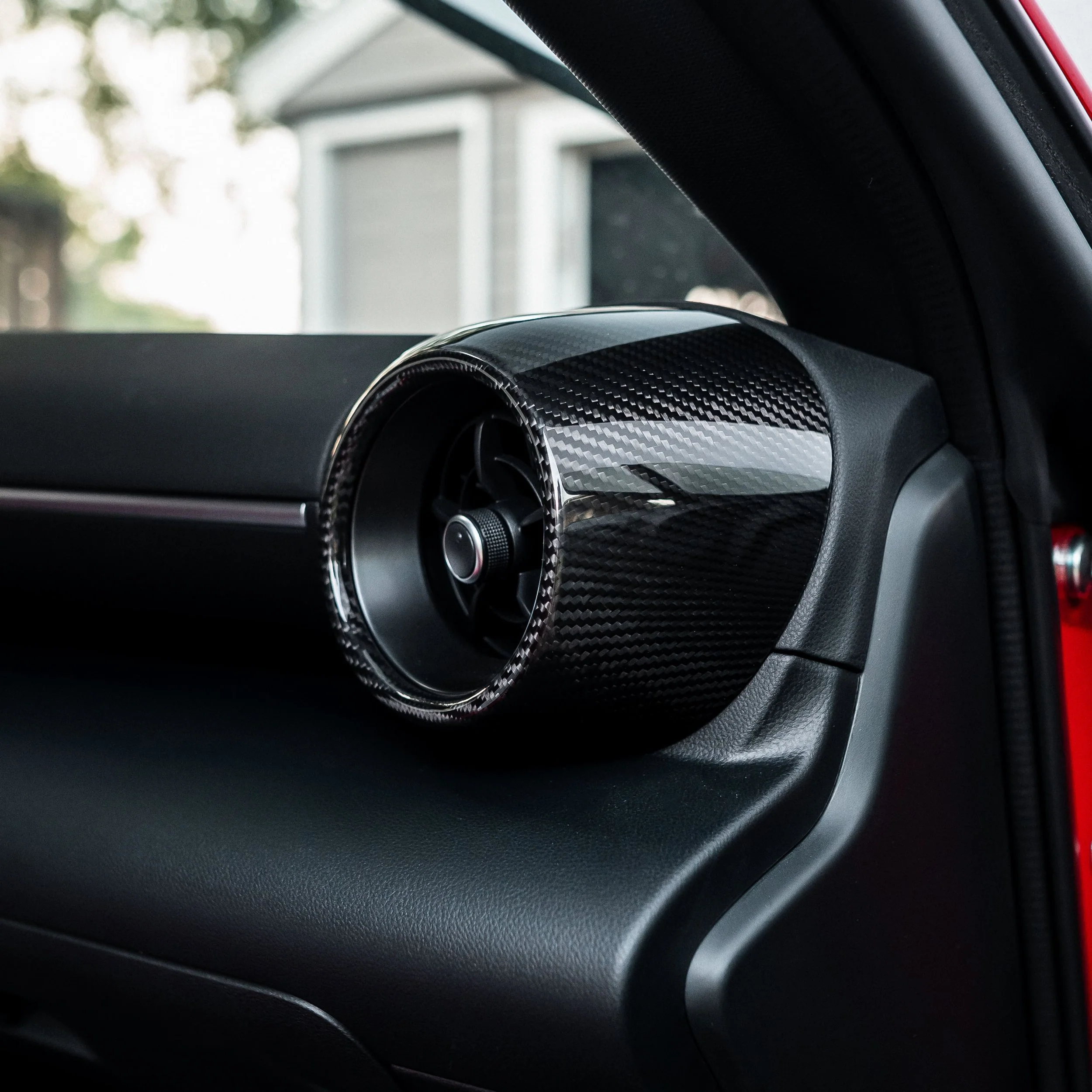 Driven.Media Carbon Fiber Interior Side Vent Covers - 2022+ Toyota GR86 / Subaru BRZ - Image 3