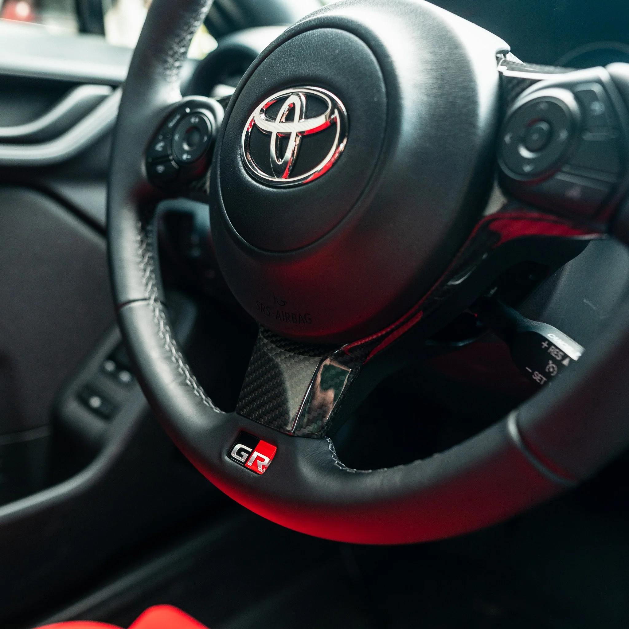 Driven.Media Carbon Fiber Steering Wheel Trim - 2022+ Toyota GR86 / Subaru BRZ - Image 3