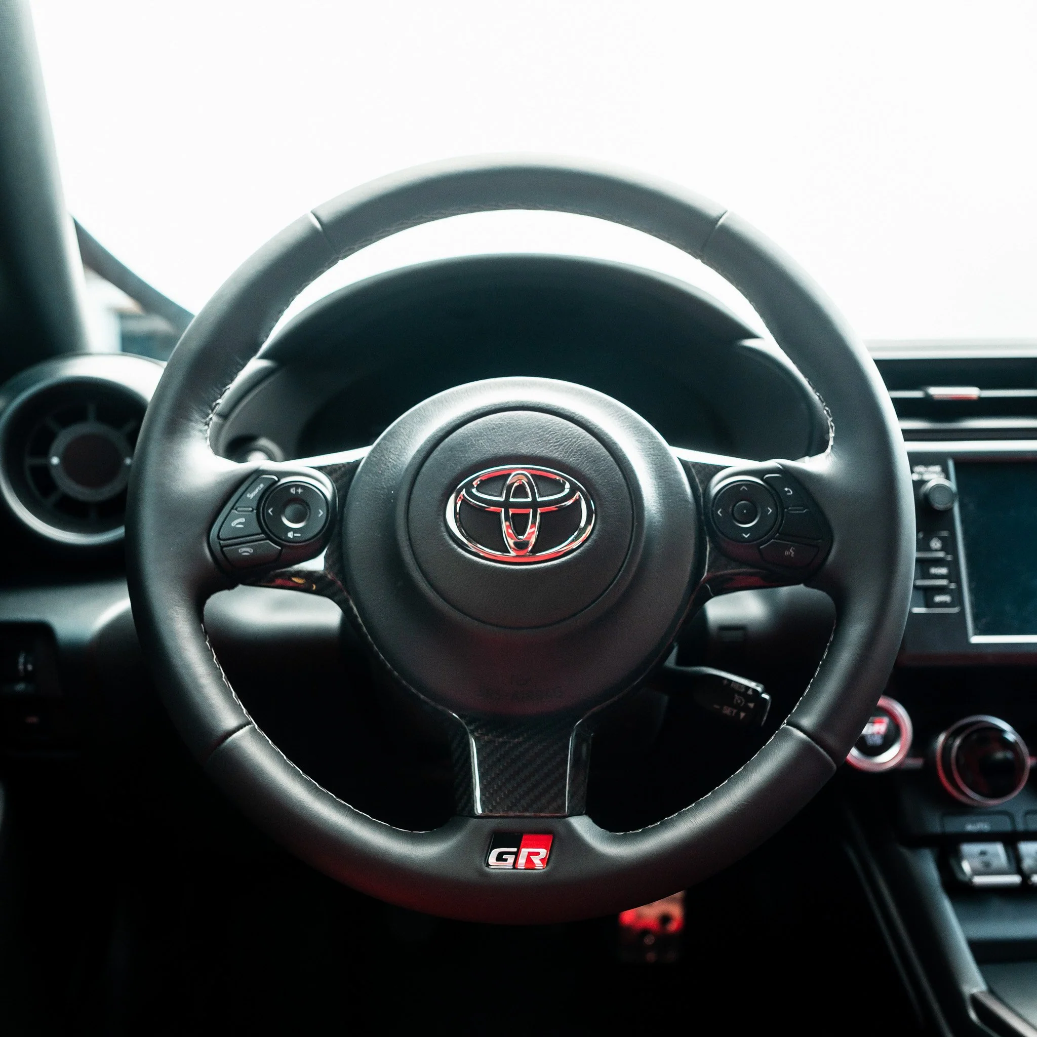 Driven.Media Carbon Fiber Steering Wheel Trim - 2022+ Toyota GR86 / Subaru BRZ - Image 4