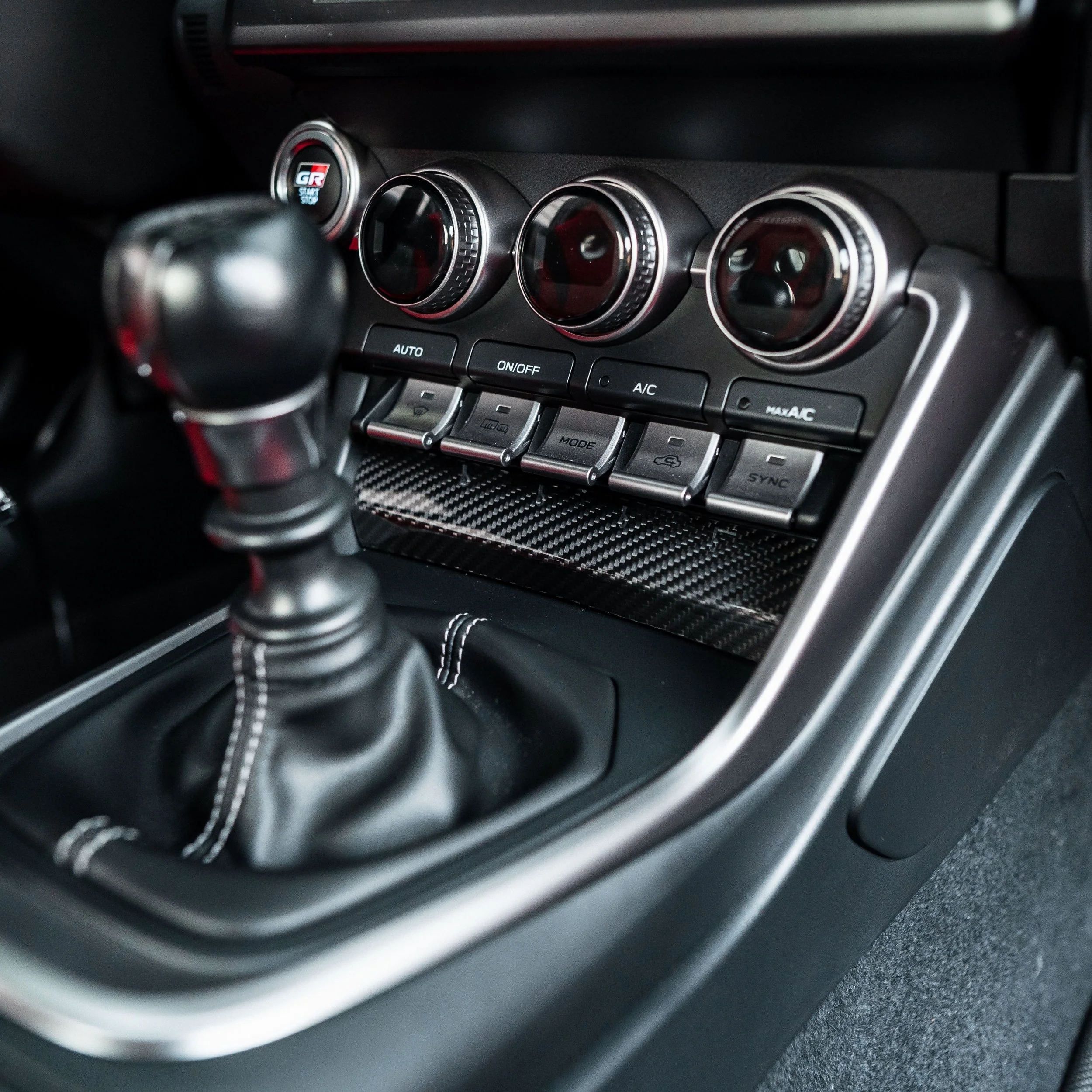 Driven.Media Carbon Fiber Switch Panel Cover - 2022+ Toyota GR86 / Subaru BRZ - Image 4