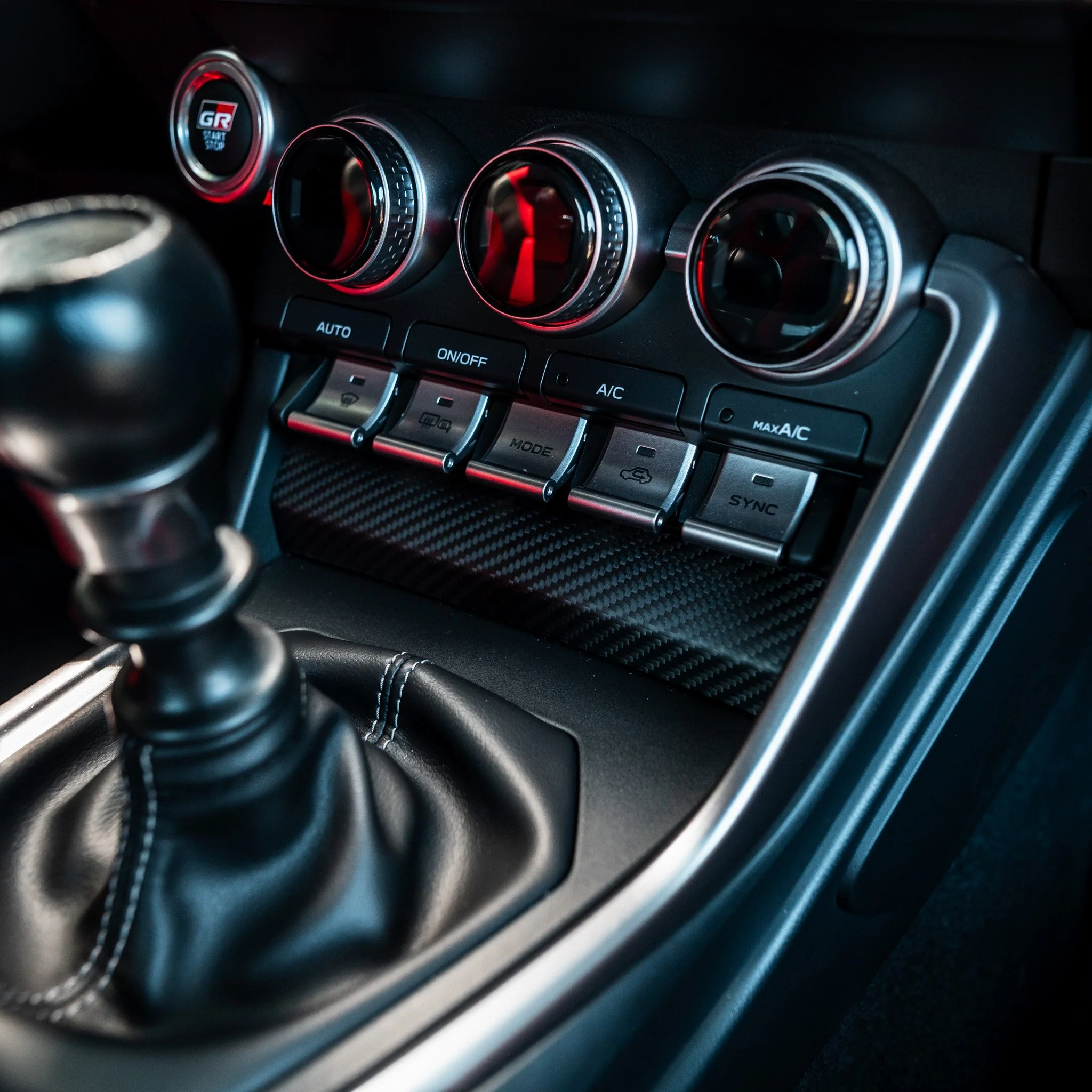 Driven.Media Carbon Fiber Switch Panel Cover - 2022+ Toyota GR86 / Subaru BRZ - Image 6