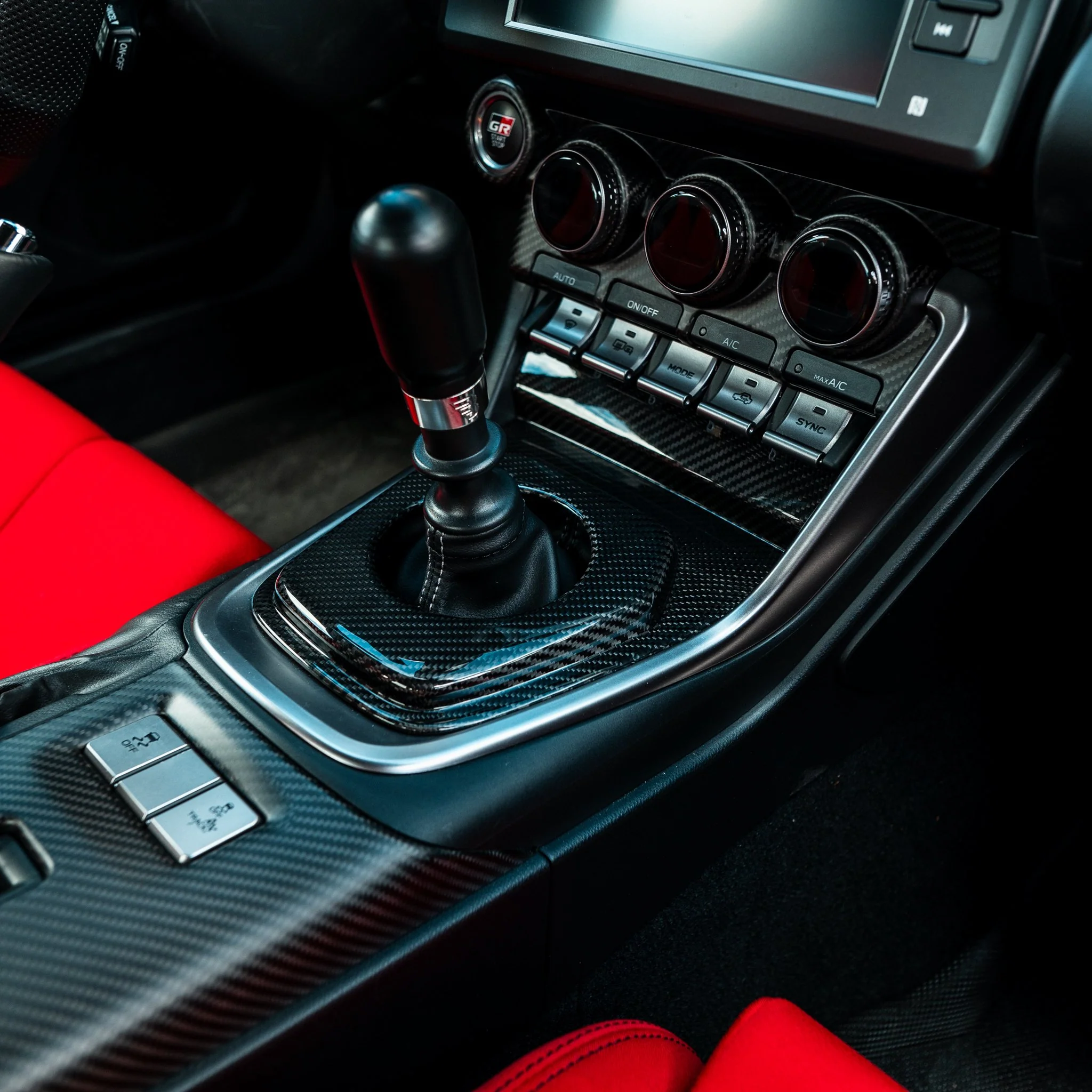 Driven.Media Carbon Fiber V2 Manual Shifter Trim - 2022+ Toyota GR86 / Subaru BRZ - Image 7