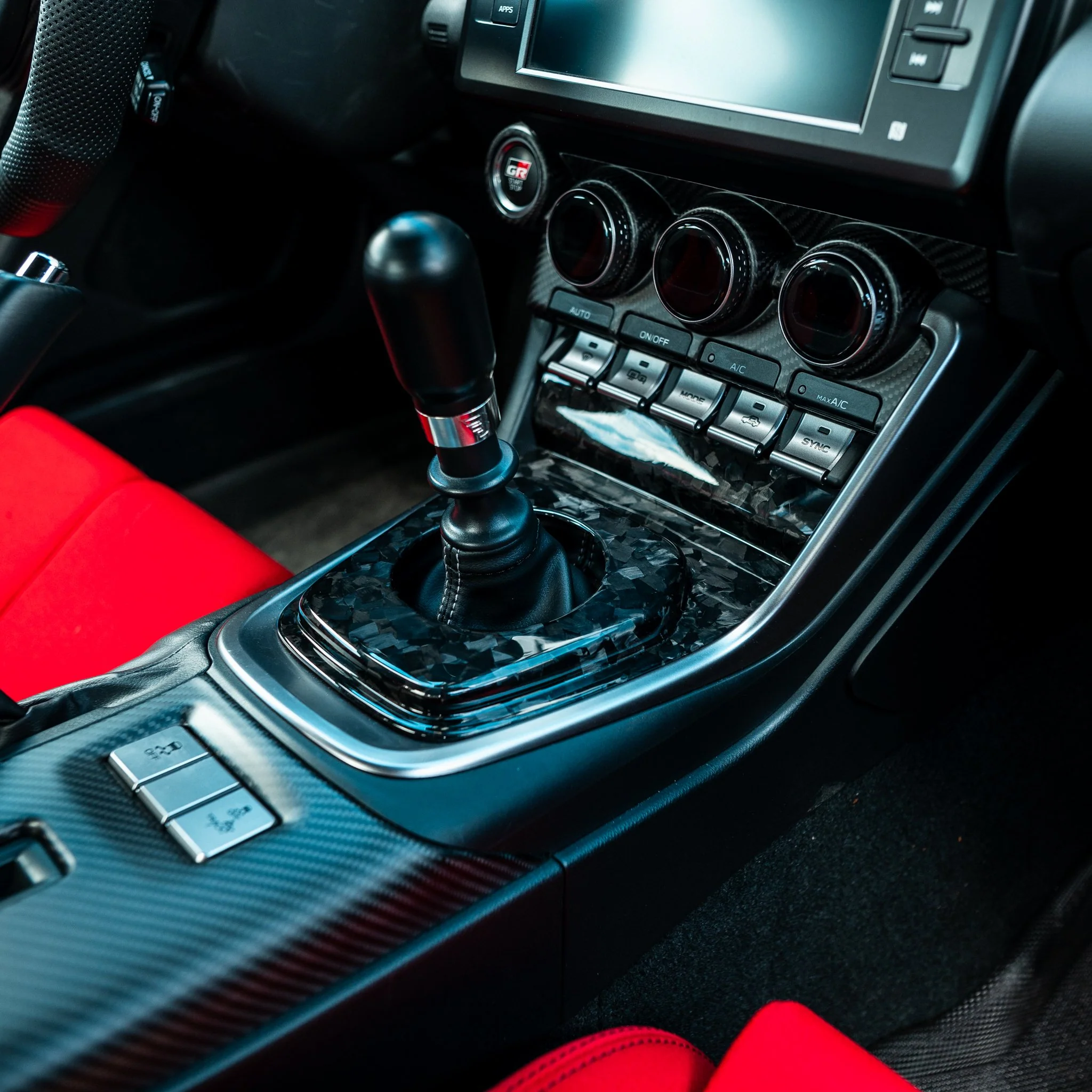 Driven.Media Carbon Fiber V2 Manual Shifter Trim - 2022+ Toyota GR86 / Subaru BRZ - Image 9