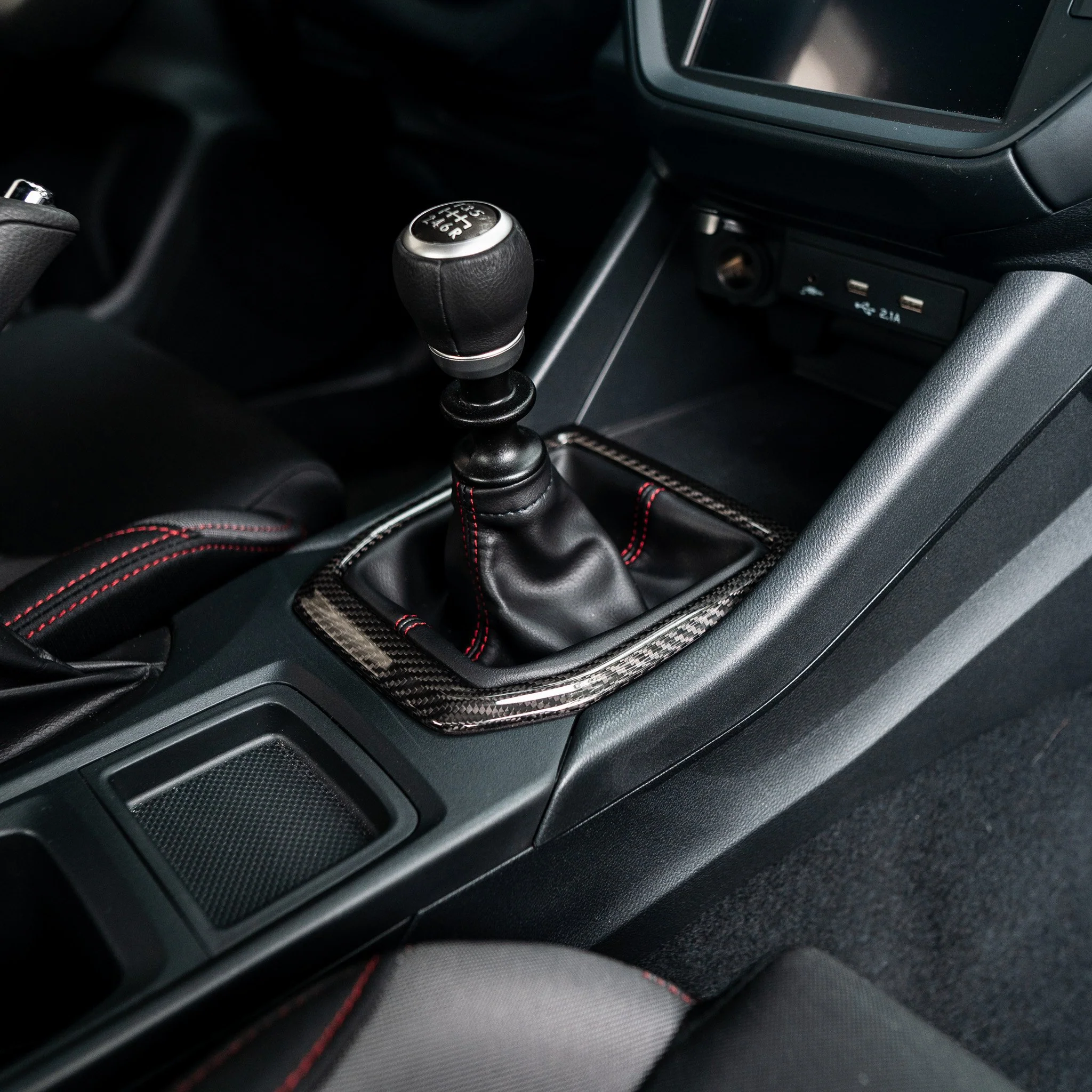 Driven.Media Carbon Fiber Shifter Trim - 2022+ Subaru WRX - Image 3