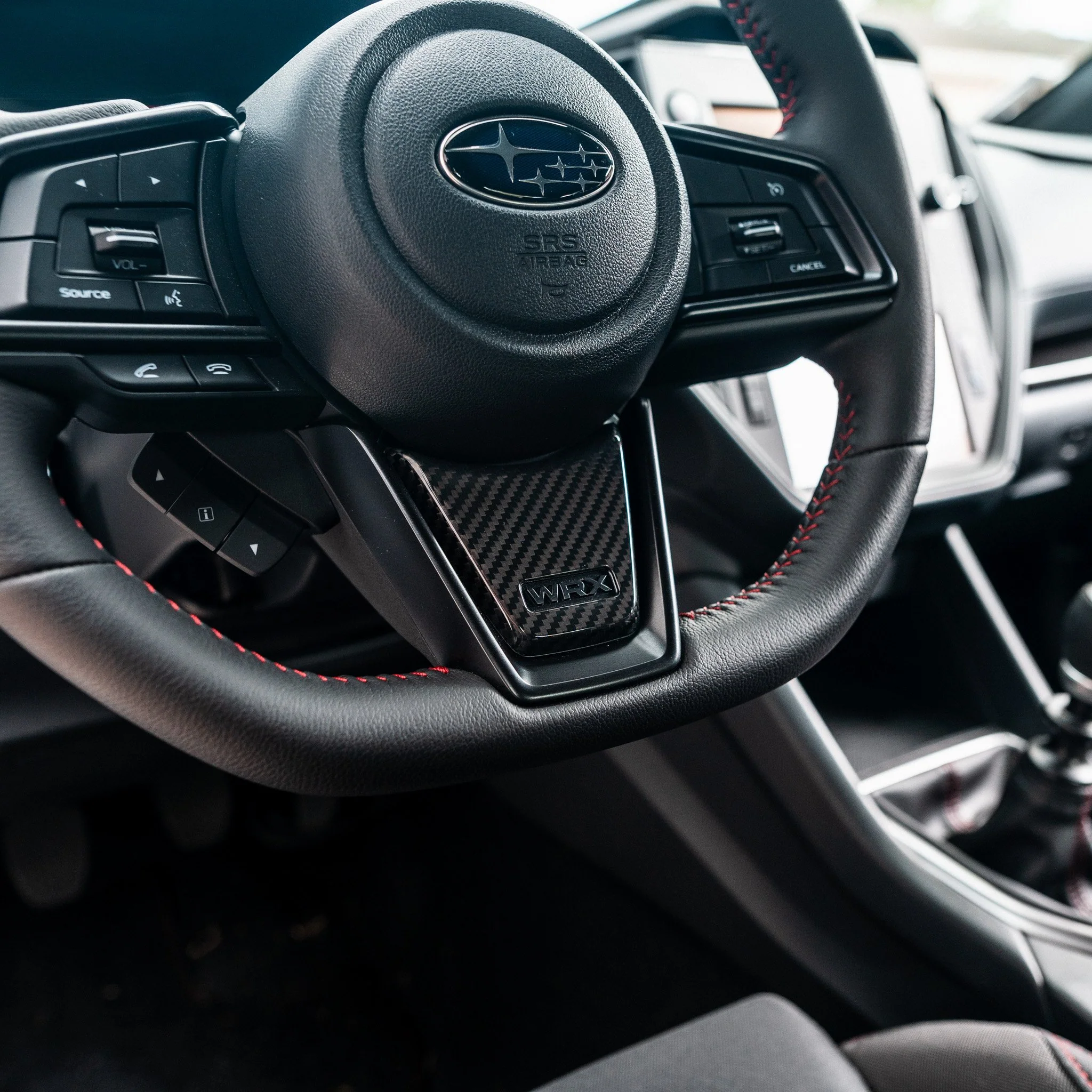 Driven.Media Carbon Fiber Lower Steering Wheel Trim - 2022+ Subaru WRX - Image 3