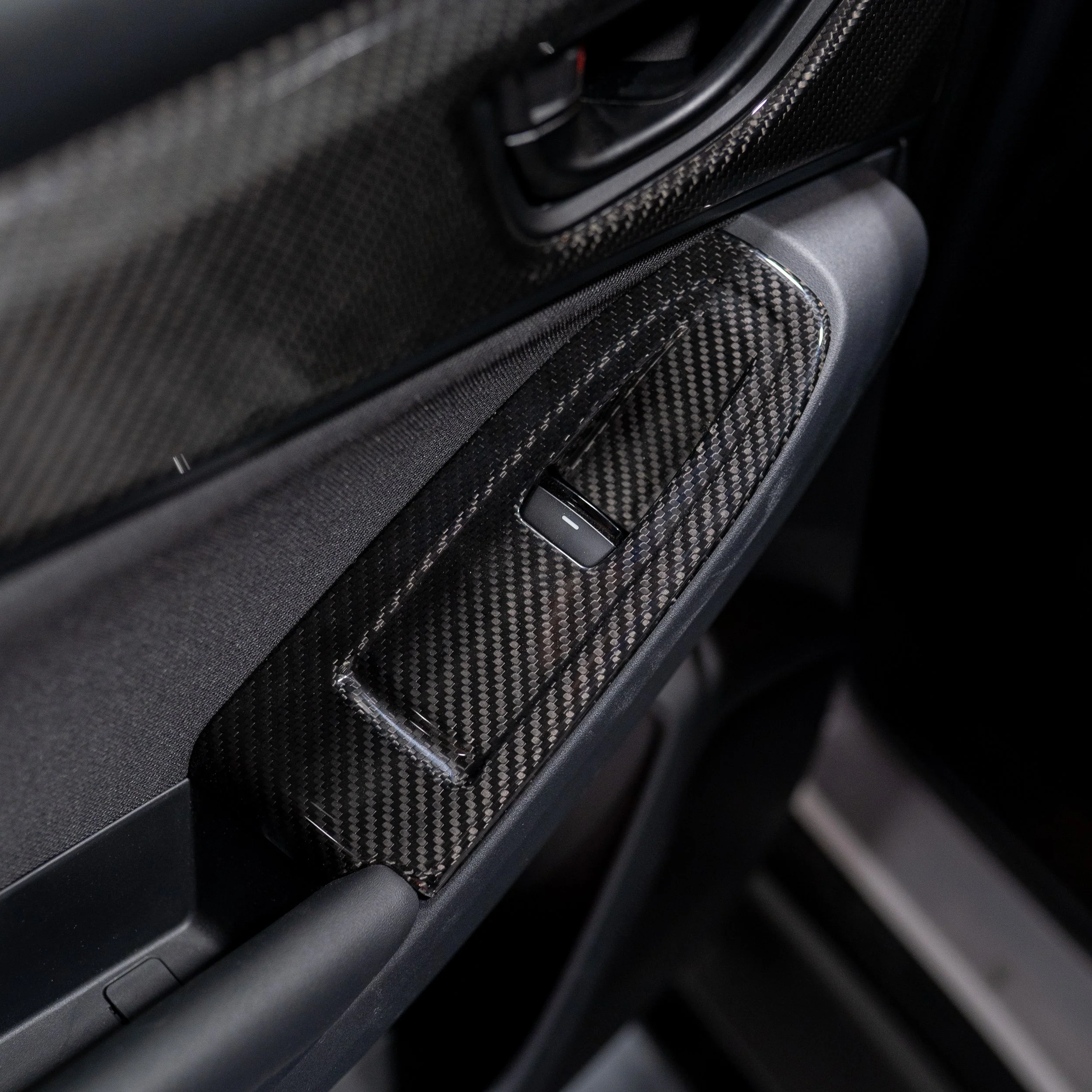 Driven.Media Carbon Fiber Window Switch Panel Covers - 2022+ Subaru WRX - Image 4