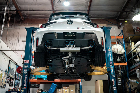 APEXI N1 Evo Extreme Valved Quad Exit Catback Exhaust System (Resonated & Nonresonated) - 2023+ Toyota GR Corolla - Image 6