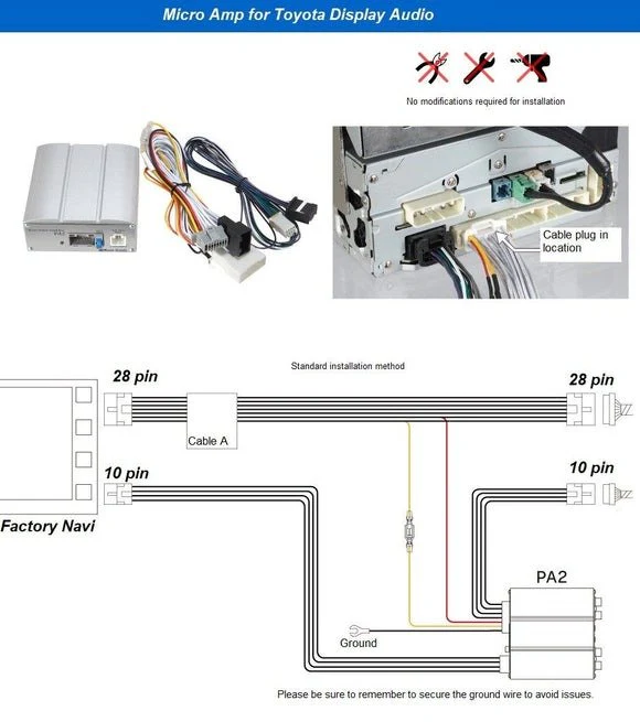 Beat-Sonic ENA-2T3 Plug and Play Encore Alpha Power Amplifier Kit - 2023+ Toyota GR Corolla - Image 4