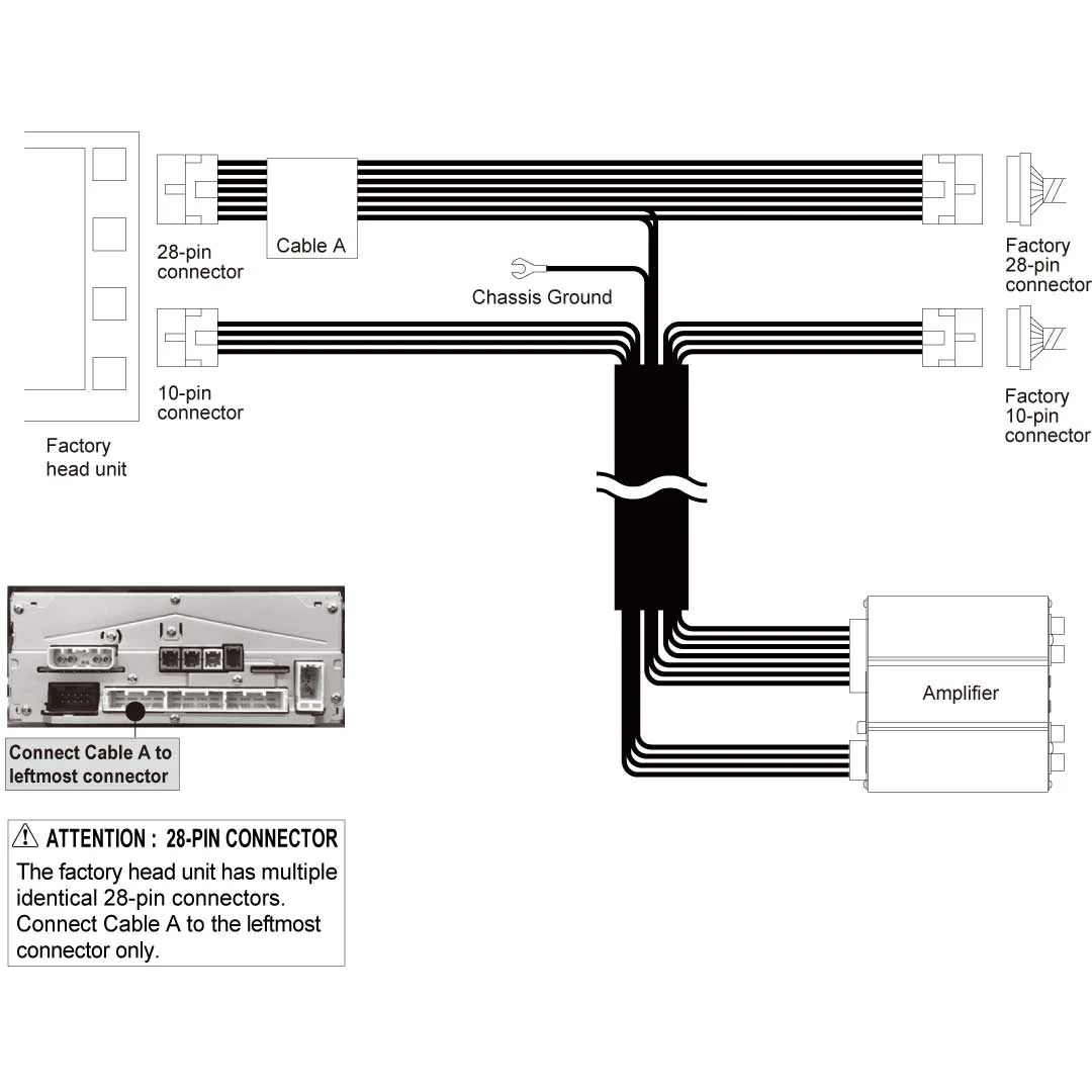 Beat-Sonic ENA-2T3 Plug and Play Encore Alpha Power Amplifier Kit - 2023+ Toyota GR Corolla - Image 5