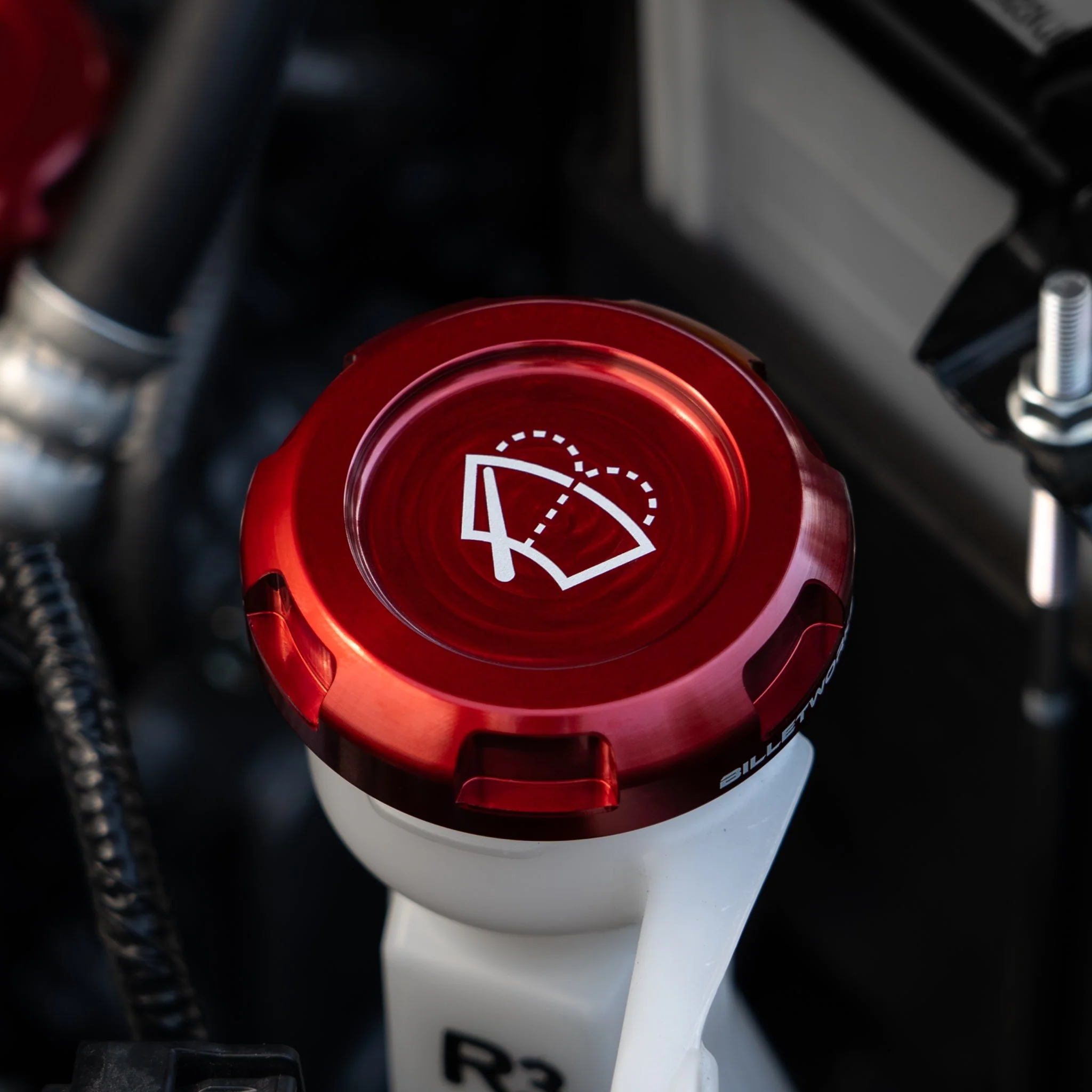 Billetworkz Wiper Fluid Reservoir Cap - 2013-2021 Scion FR-S / Toyota 86 / Subaru BRZ / 15-21 WRX / STI - Image 6