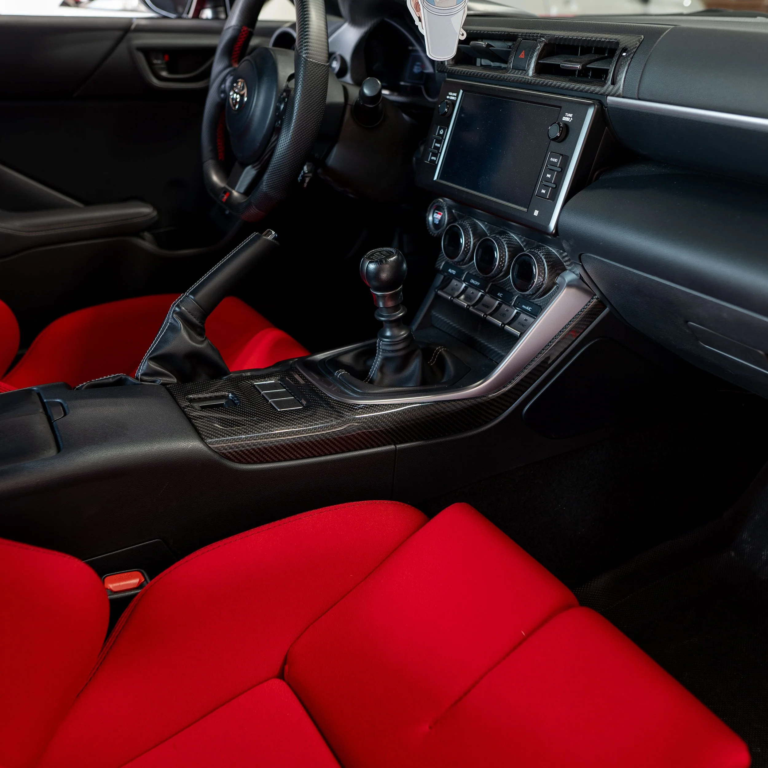 Driven.Media Carbon Fiber Extended Center Console - 2022+ Toyota GR86 / Subaru BRZ - Image 9