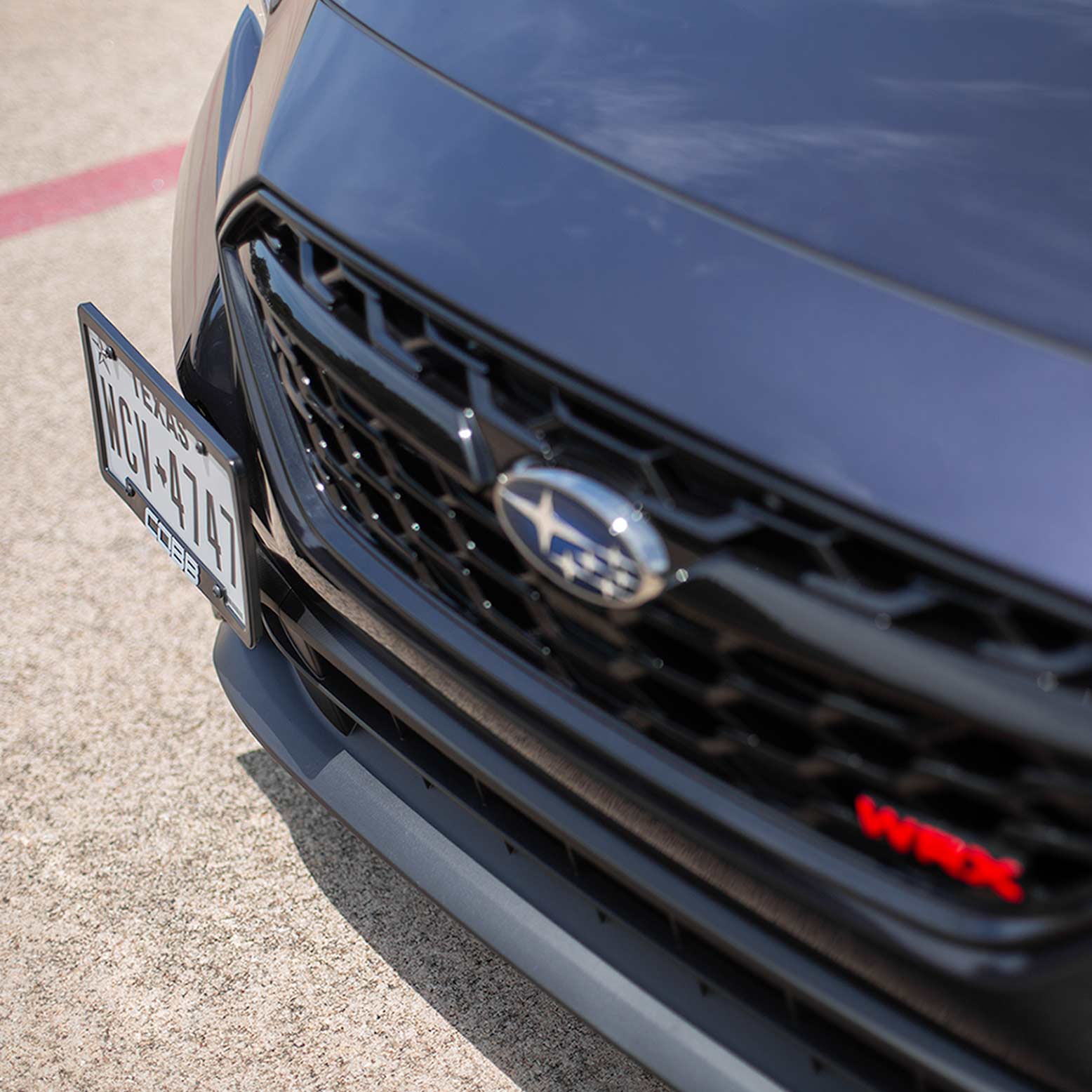 Cobb Redline Carbon Fiber License Plate Relocation Mount - 2015-2022+ Subaru WRX / 13-22+ Subaru BRZ / Toyota 86 & GR86 / 13-16 Scion FR-S - Image 11