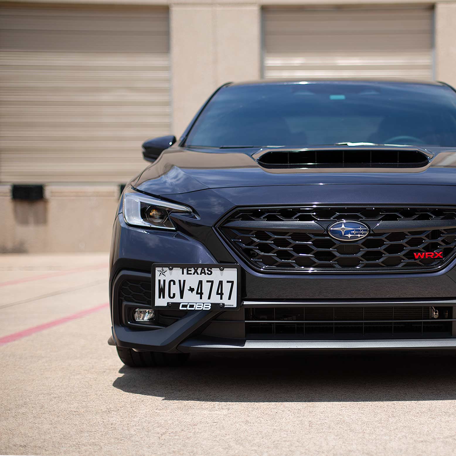 Cobb Redline Carbon Fiber License Plate Relocation Mount - 2015-2022+ Subaru WRX / 13-22+ Subaru BRZ / Toyota 86 & GR86 / 13-16 Scion FR-S - Image 8