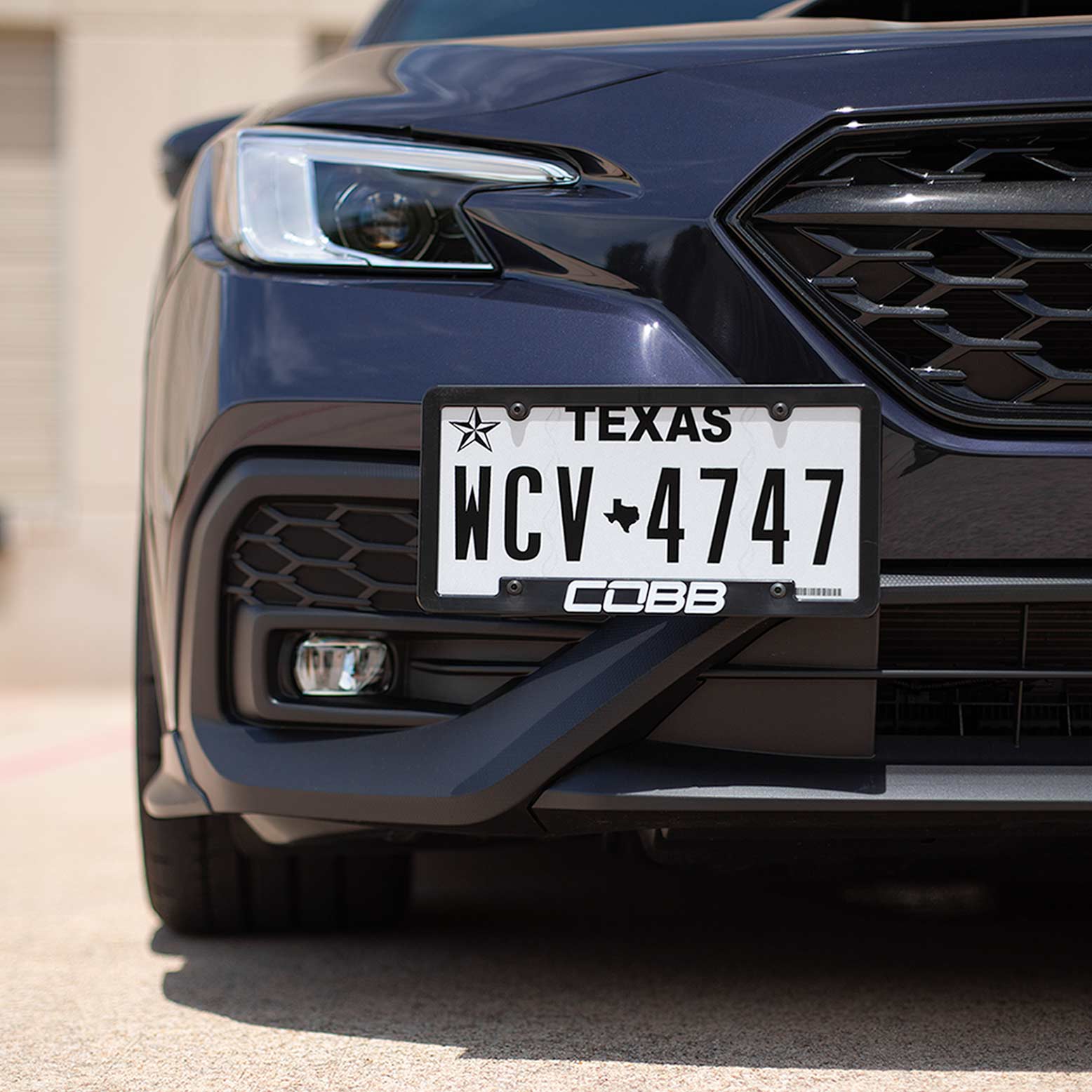 Cobb Redline Carbon Fiber License Plate Relocation Mount - 2015-2022+ Subaru WRX / 13-22+ Subaru BRZ / Toyota 86 & GR86 / 13-16 Scion FR-S - Image 9