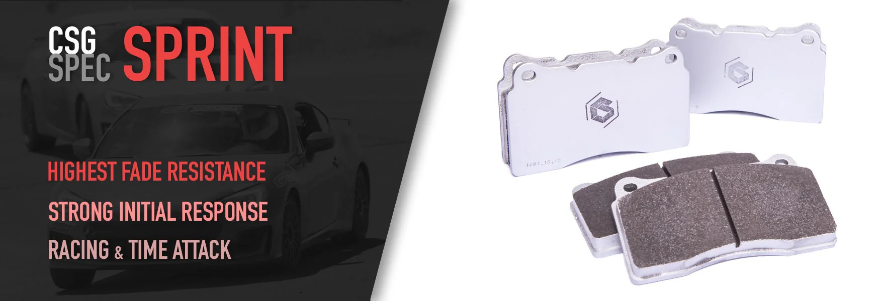 CSG Spec Brake Pad Kit - 2017-2022+ Subaru BRZ & Toyota GR86 With Performance Package - Image 5