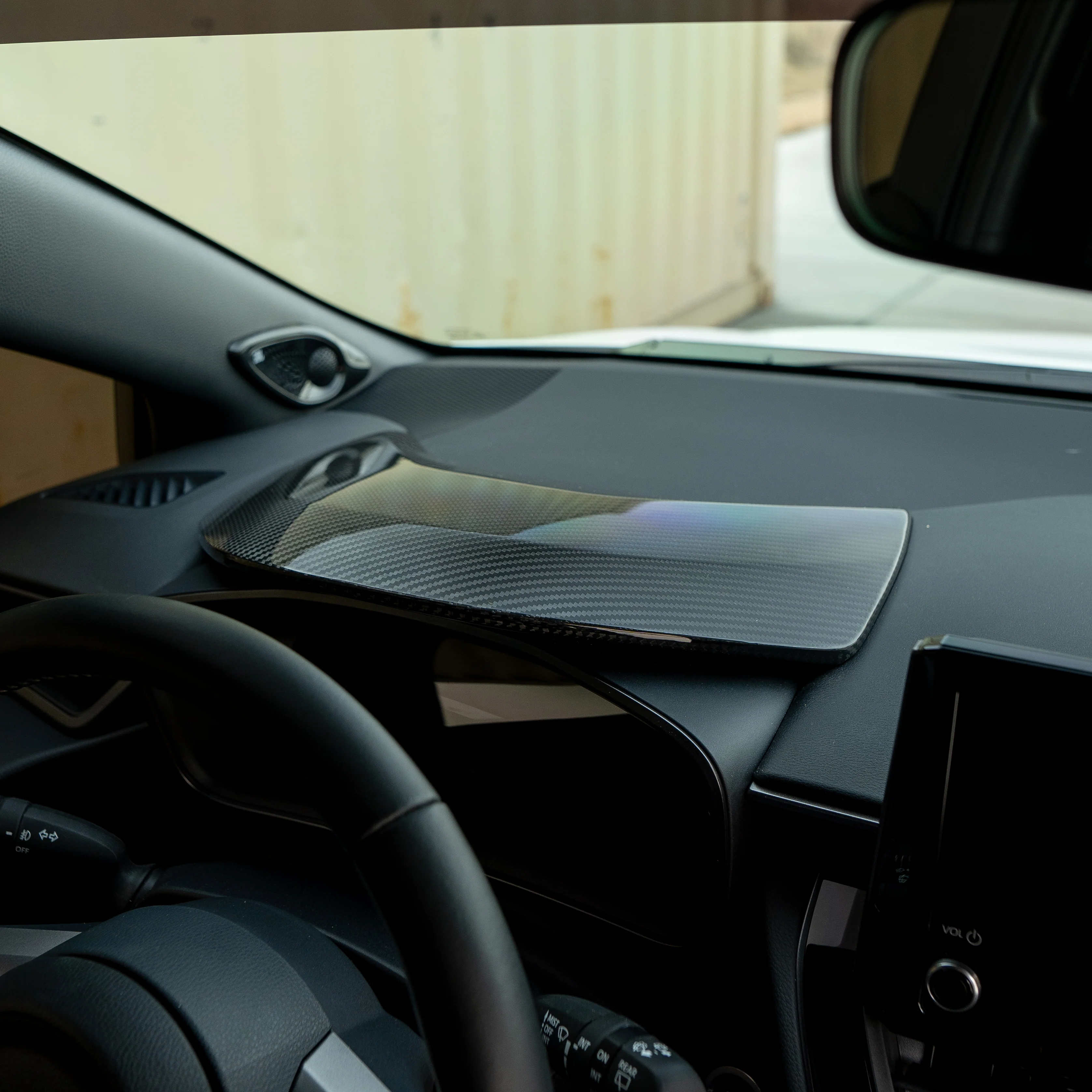 Driven.Media Carbon Fiber Gauge Hood Cover - 2023+ Toyota GR Corolla - Image 4