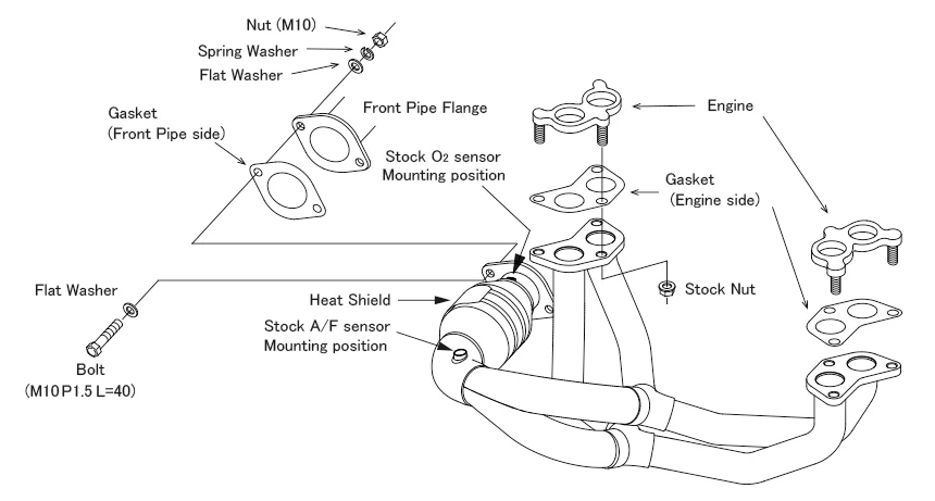 HKS GT-SPEC FA24 Super Maifold W/ Catalyzer - 2022+ Subaru BRZ / Toyota GR86 - Image 5